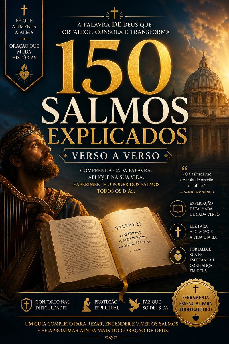 Capa do bónus 150 Salmos Explicados Verso a Verso